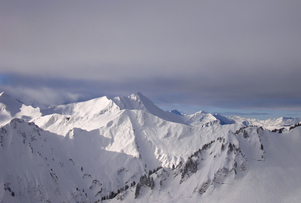 Appartement Kleinwalsertal Winters Bergtoppen 1600x400